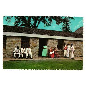Vintage Fort Snelling Restoration Guardhouse Postcard  International Officer